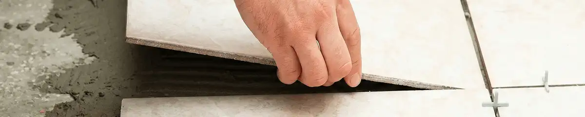 Professional installing ceramic tile floors in Tampa, FL